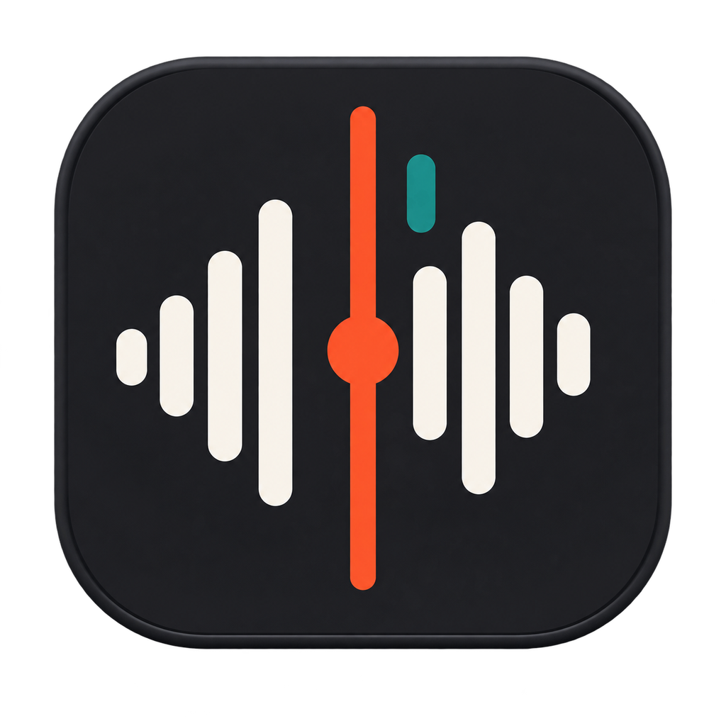 ScriptSurgeon: waveform with an orange playhead